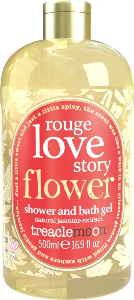 TREACLEMOON Rouge Love Story Gel ir Vonios Skystis 500 ml - Kosmetika