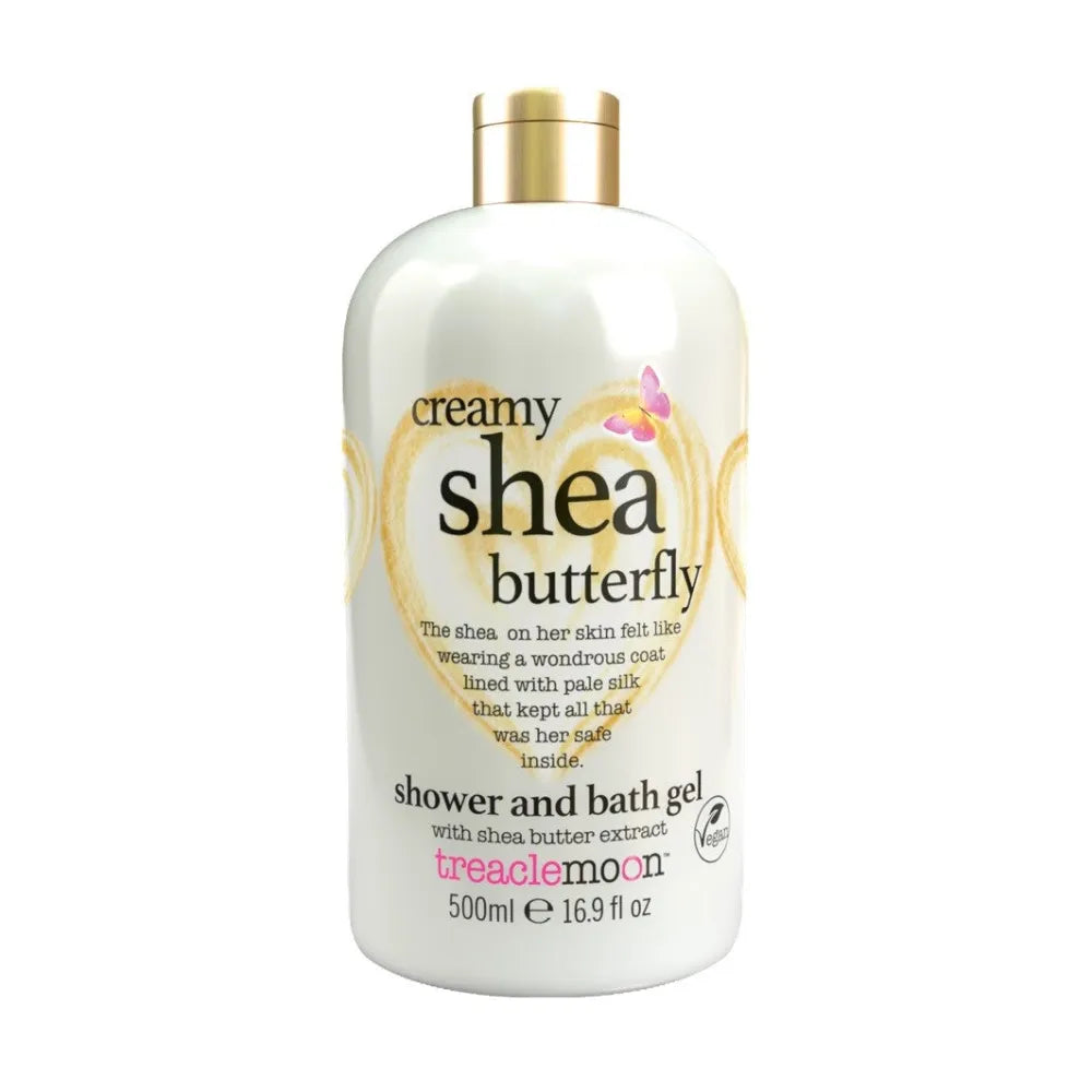 TREACLEMOON Shea Butterfly Creamy Shower Gel ir Vonios 500ml - Kosmetika