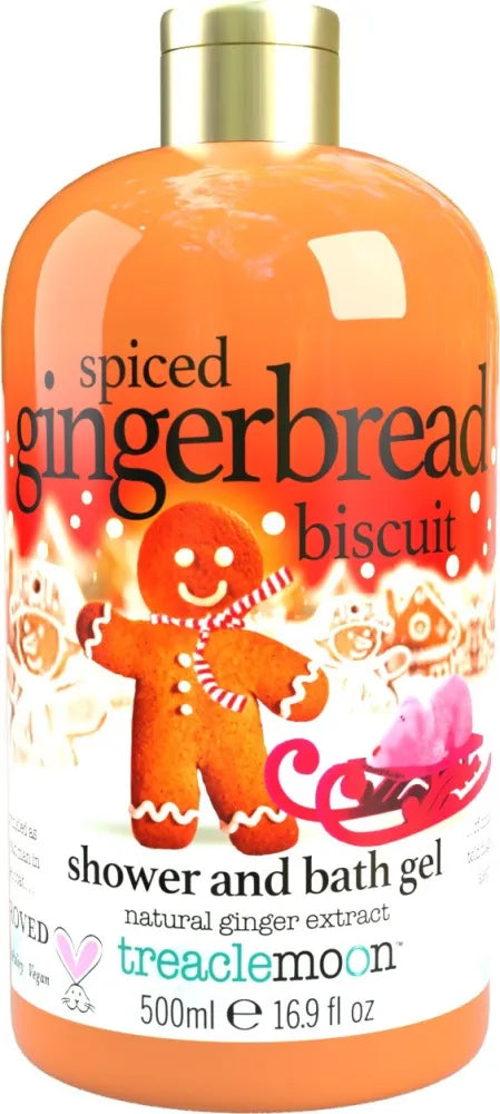 Treaclemoon Spiced Gingerbread Biscuit imbierinis sausainis dušo gelis ir vonios skystis 500 ml - Kosmetika