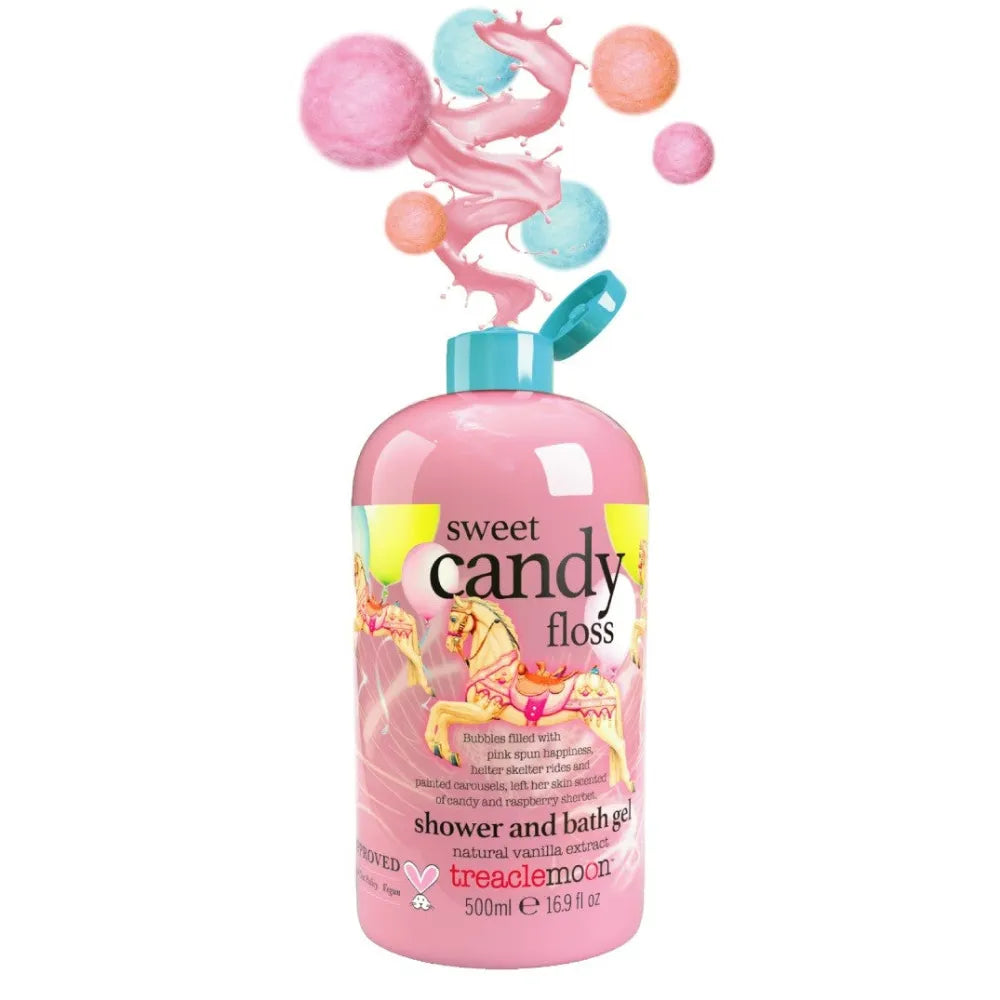 TREACLEMOON Sweet Candy Floss Gel ir vonios skystis 500 ml - Kosmetika