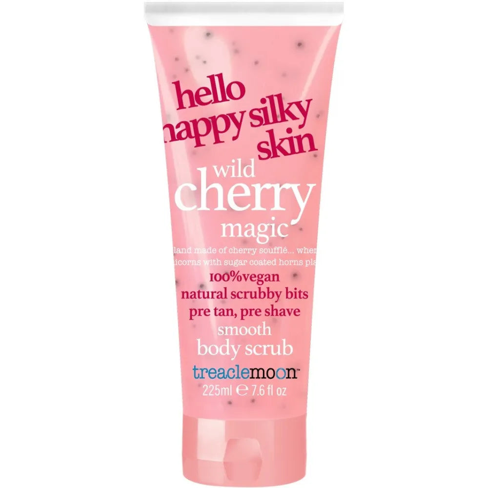 TREACLEMOON Wild Cherry Magic Švelninantis Kūno Šveitiklis 225ml - Kosmetika