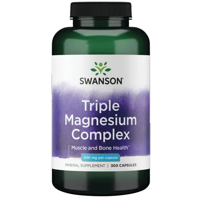 Triple Magnesium Complex - 400 mg - N300 - Swanson - Papildai