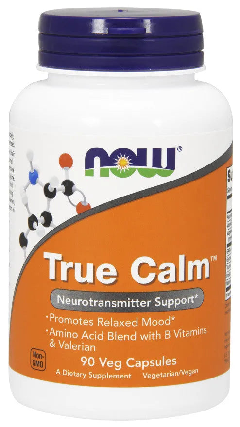 True Calm - 90 vcaps - NOW Foods - Papildai