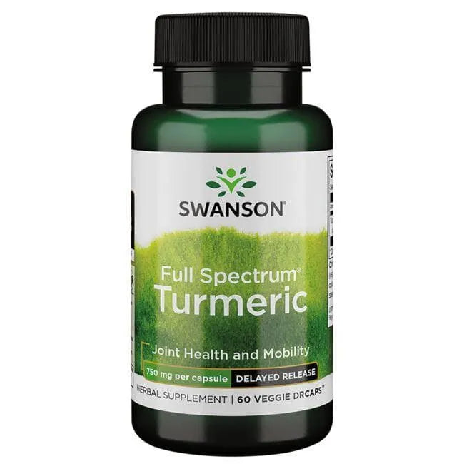 Turmeric - Ciberžolė - 750 mg - N60 - Swanson - Papildai