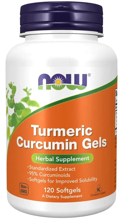 Turmeric Curcumin - 120 softgels - NOW Foods - Papildai