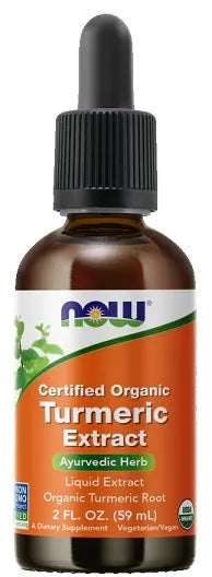Turmeric Extract Liquid - 59 ml - NOW Foods - Papildai