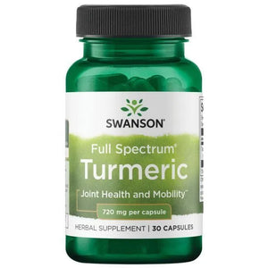 Turmeric Full Spectrum - Ciberžolė - 720 mg - N30 - Swanson - Papildai