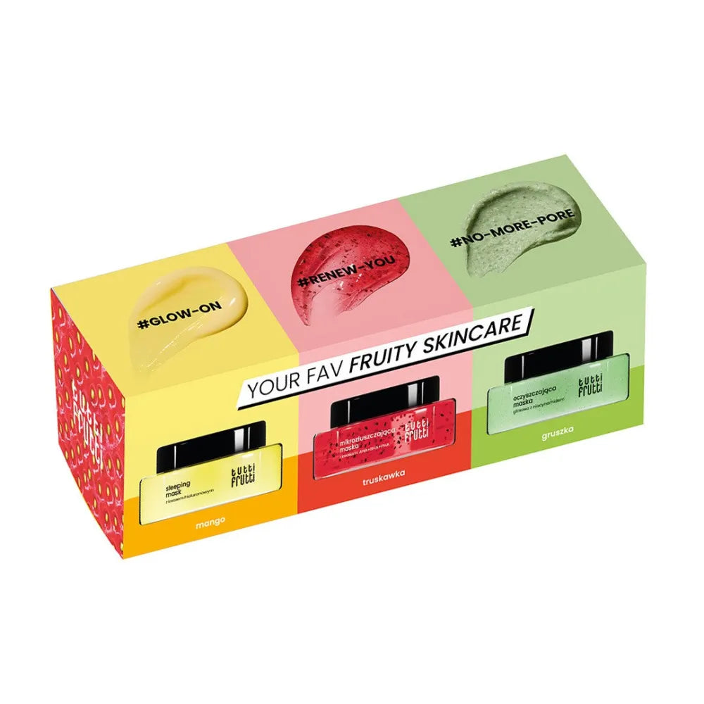 TUTTI FRUTTI Your Fav Skincare Gift Set (3 x face masks) - Kosmetika