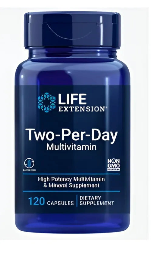 Two-Per-Day Multivitamin - 120 caps - Life Extension - Papildai