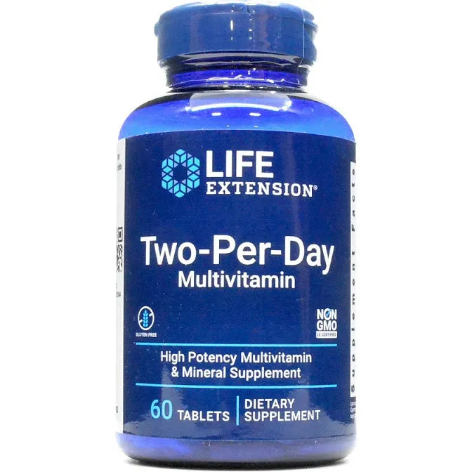 Two-Per-Day Tablets - 60 tabs - Life Extension - Papildai