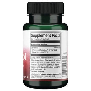 Ubiquinol - 100 mg - N60 - Swanson - Papildai
