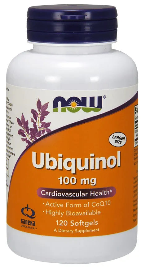 Ubiquinol 100mg - 120 softgels - NOW Foods - Papildai