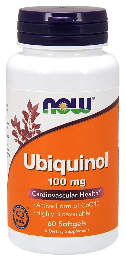 Ubiquinol 100mg - 60 softgels - NOW Foods - Papildai