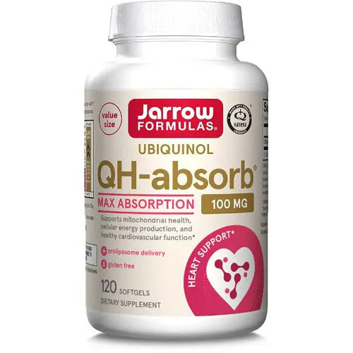 Ubiquinol QH-absorb 100mg - 120 softgels - Jarrow Formulas - Papildai