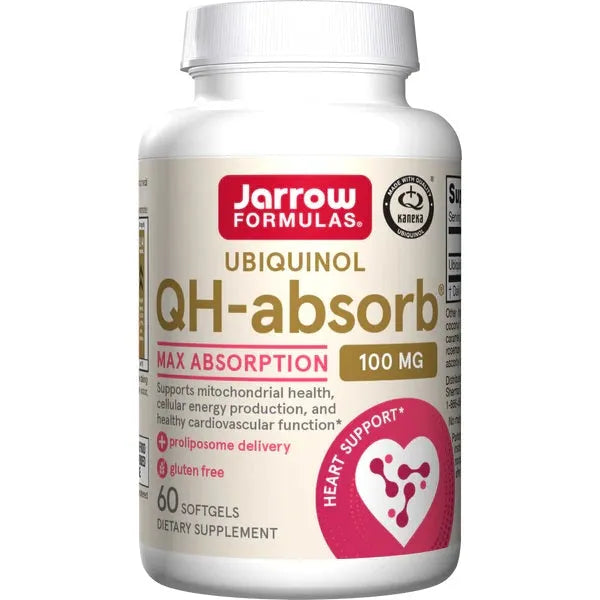 Ubiquinol QH-absorb 100mg - 60 softgels - Jarrow Formulas - Papildai