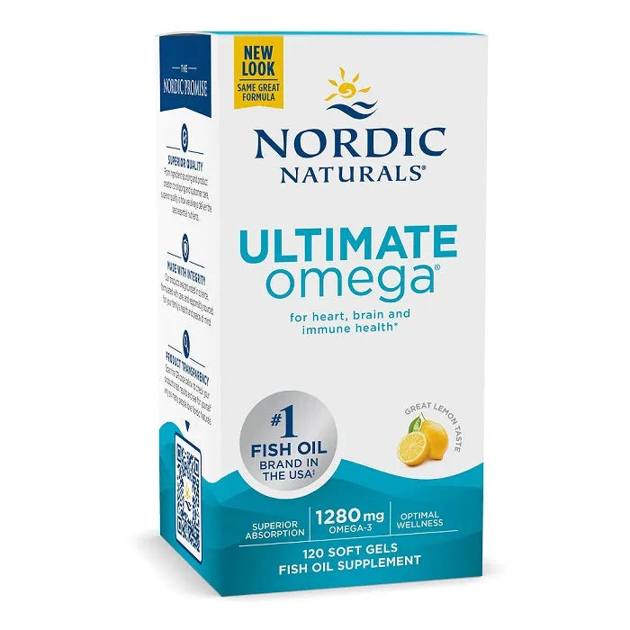 Ultimate Omega 1280mg Lemon - 120 softgels - Nordic Naturals - Papildai