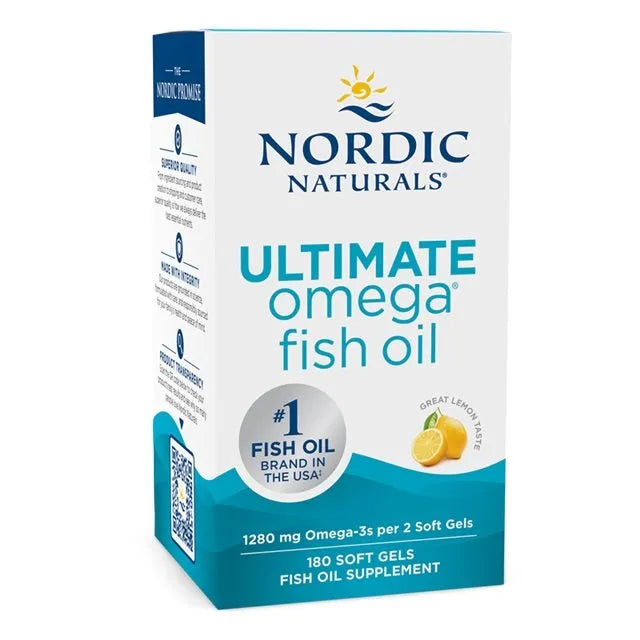 Ultimate Omega 1280mg Lemon - 180 softgels - Nordic Naturals - Papildai