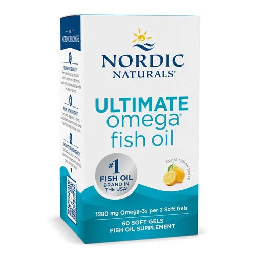 Ultimate Omega 1280mg Lemon - 60 softgels - Nordic Naturals - Papildai