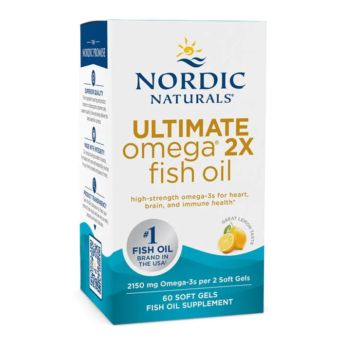 Ultimate Omega 2X 2150mg Lemon - 60 softgels - Nordic Naturals - Papildai
