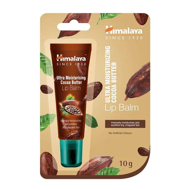 Ultra Moisturising Cocoa Butter Lip Balm - 10g - Himalaya - Kosmetika