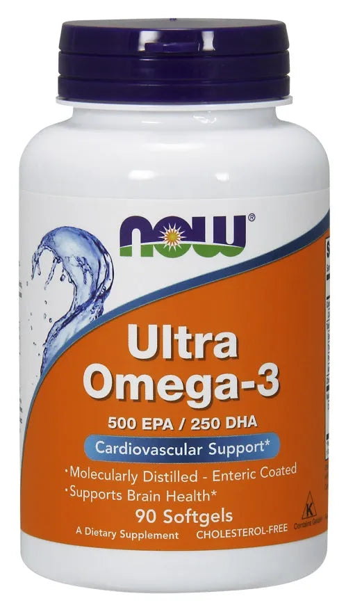 Ultra Omega-3 - 90 softgels - NOW Foods - Papildai