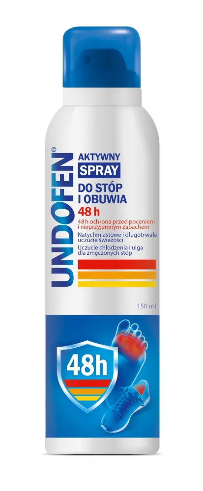 UNDOFEN Active Spray pėdoms ir batams 48h 150ml - Higiena