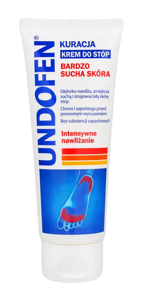 Undofen Cream-treatment for feet Intensyvi drėkinamoji priemonė - labai sausa oda 100ml - Kosmetika