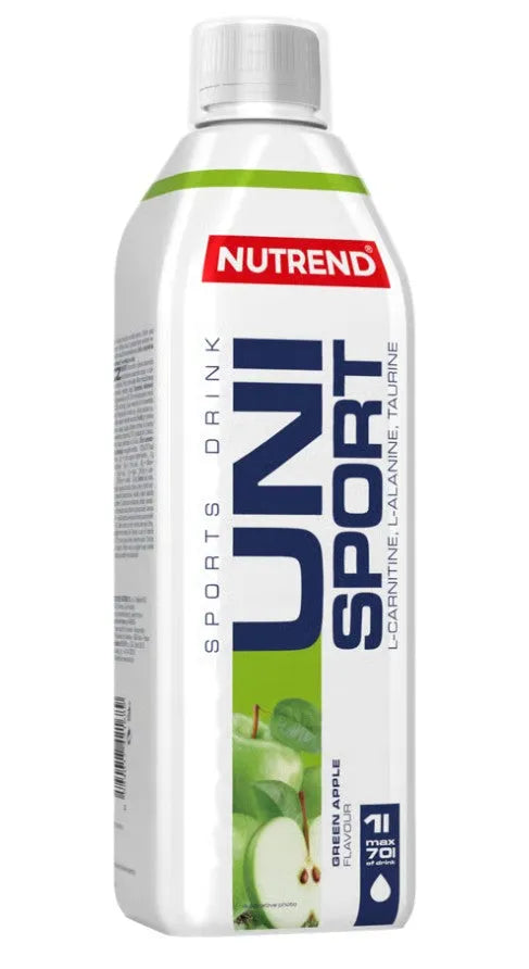 Unisport Green Apple - 1000 ml - Nutrend - Sporto papildai
