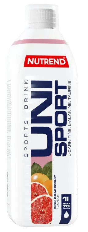 Unisport Pink Grapefruit - 1000 ml - Nutrend - Sporto papildai