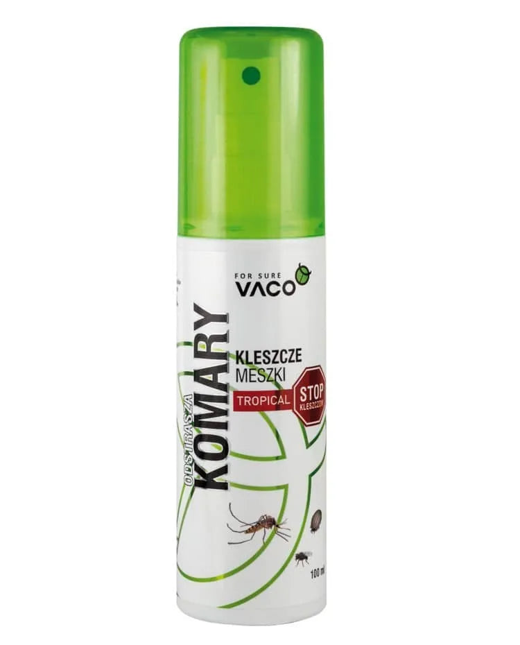 VACO Liquid prieš uodus erkes ir mašalus Tropiniai purškiklyje 100 ml - Medicinos slaugos prekės