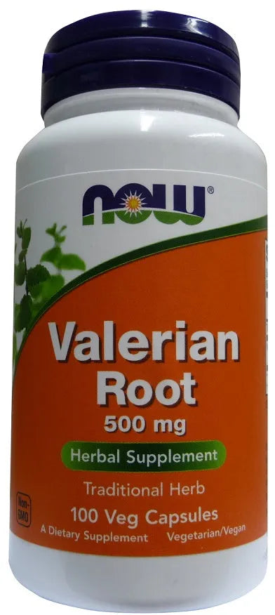Valerian Root 500mg - 100 vcaps - NOW Foods - Papildai