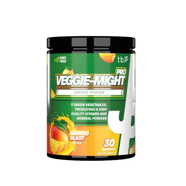 Veggie-Might Pro Mango Blast - 450g - Trained by JP - Sporto papildai