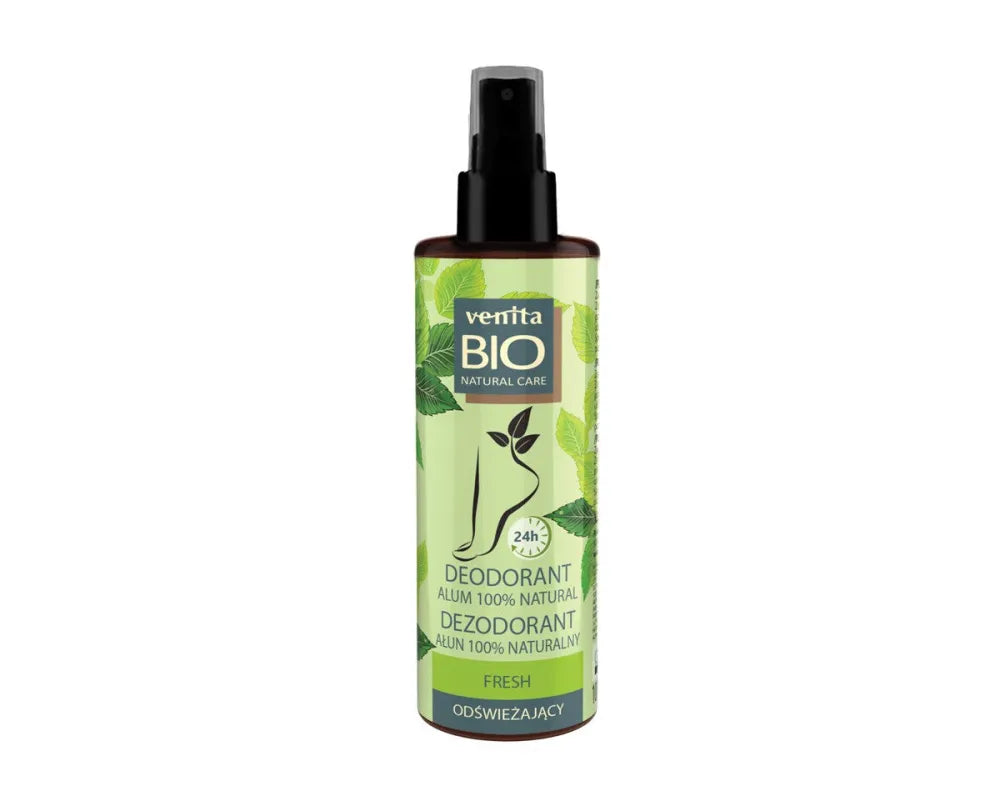 VENITA Bio Natural Care Foot deodorantas 100% natūralus aliuminis - gaivus 100ml - Kosmetika