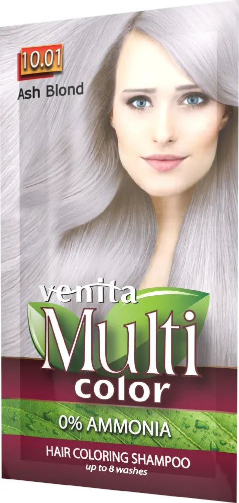 VENITA Multicolor Coloring šampūnas 10.01 Pelenų blondinė 40 g - Kosmetika