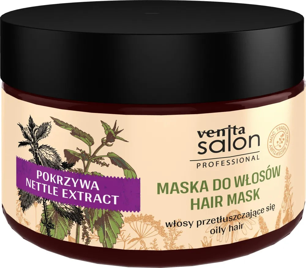 VENITA Salon Nettle Mask for oily hair 500 ml - Kosmetika