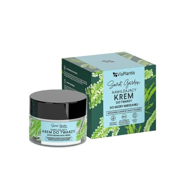 Vis Plantis drėkinamasis kremas dienai ir nakčiai Vegan Caviar - sausai odai 50ml - Kosmetika