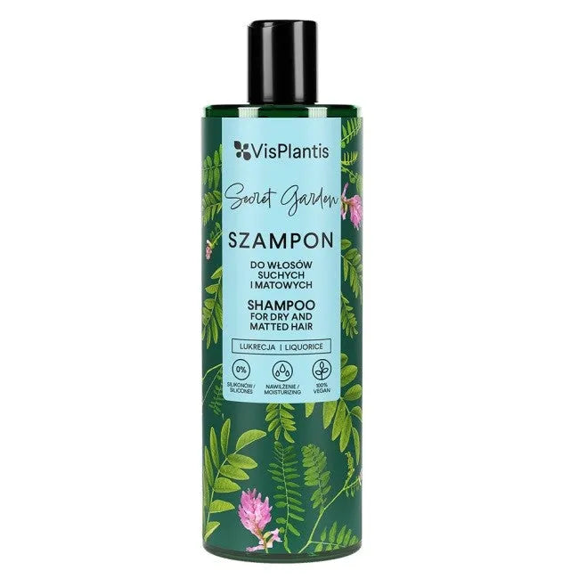 Vis Plantis Herbal Vital Care šampūnas sausiems ir nuobodiems plaukams (saldymedis-malve-įlankos) 400ml - Kosmetika