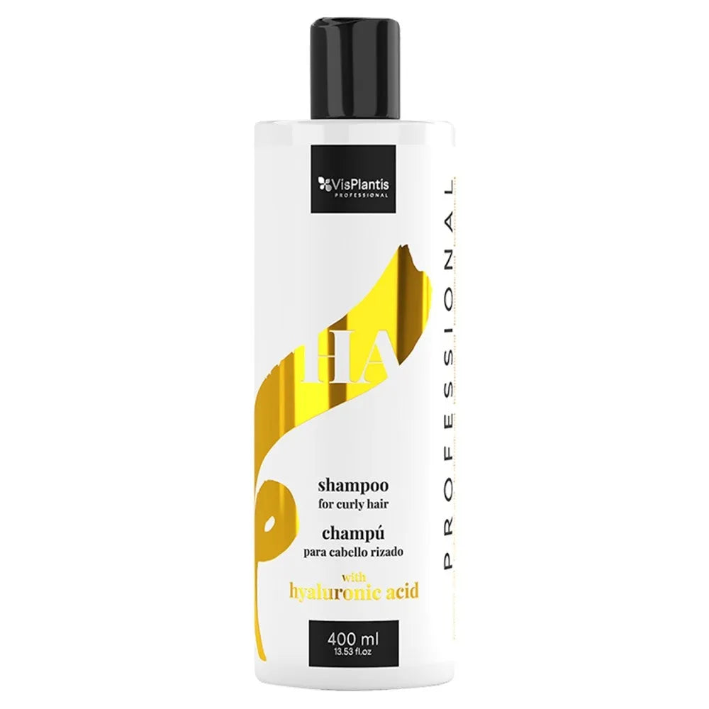 Vis Plantis Professional Garbanotiems Plaukams Šampūnas su Hialurono Rūgštimi 400ml - Kosmetika