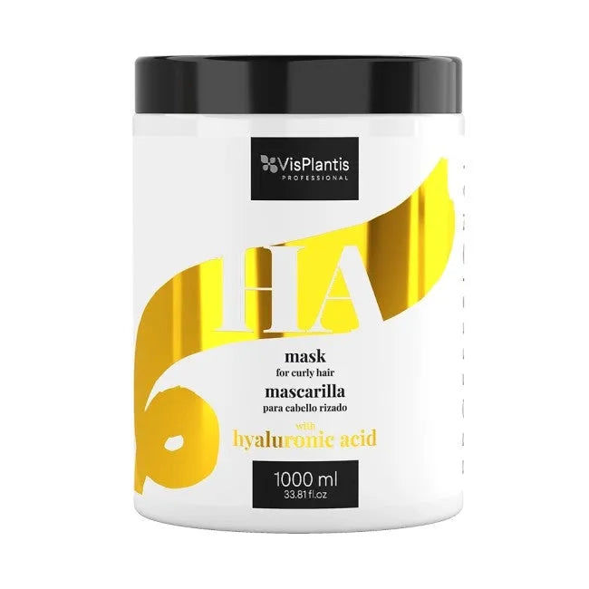 Vis Plantis Professional kaukė garbanotiems plaukams su hialurono rūgštimi 1000ml - Kosmetika