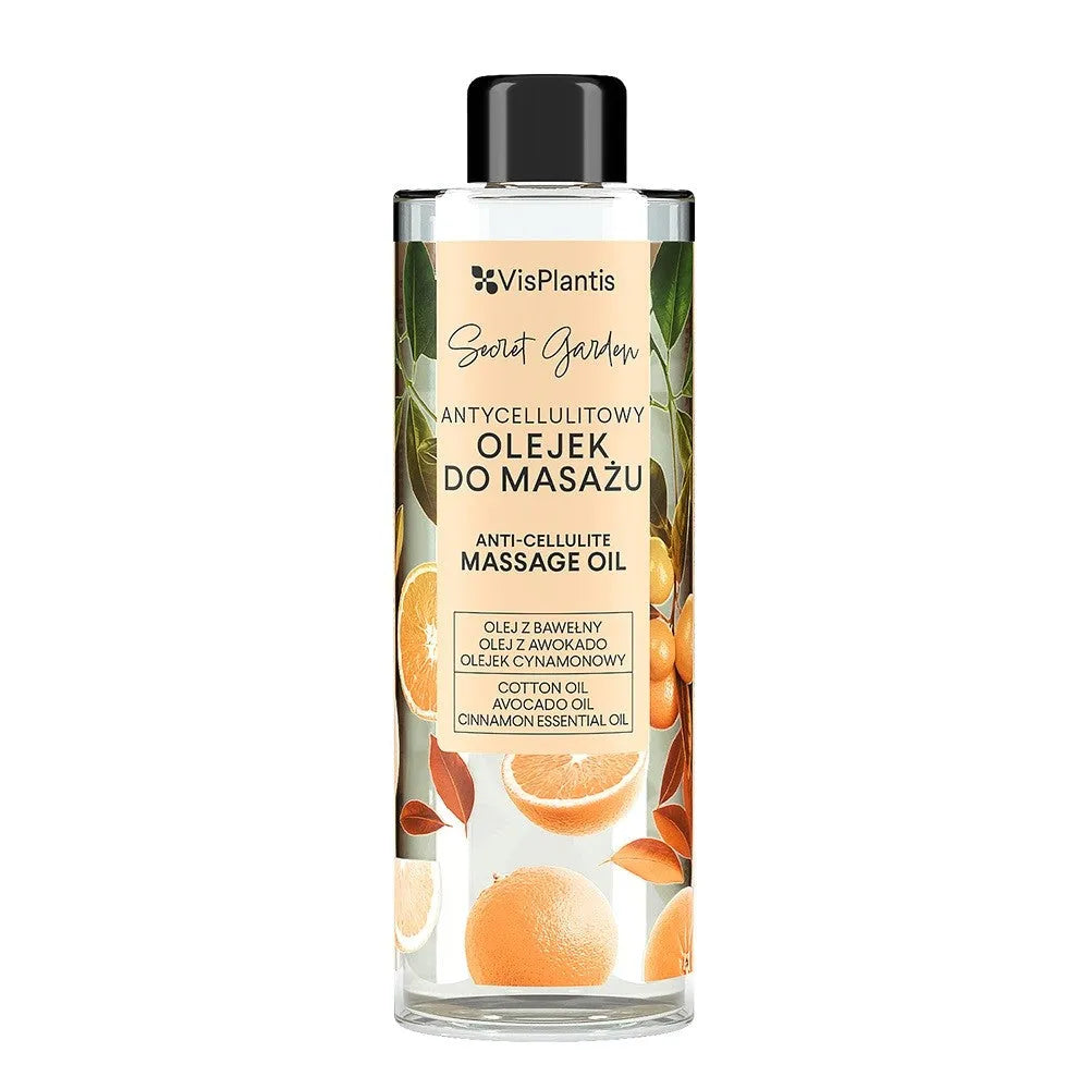 Vis Plantis Secret Garden Anticeliulitinis masažo aliejus 200ml - Kosmetika