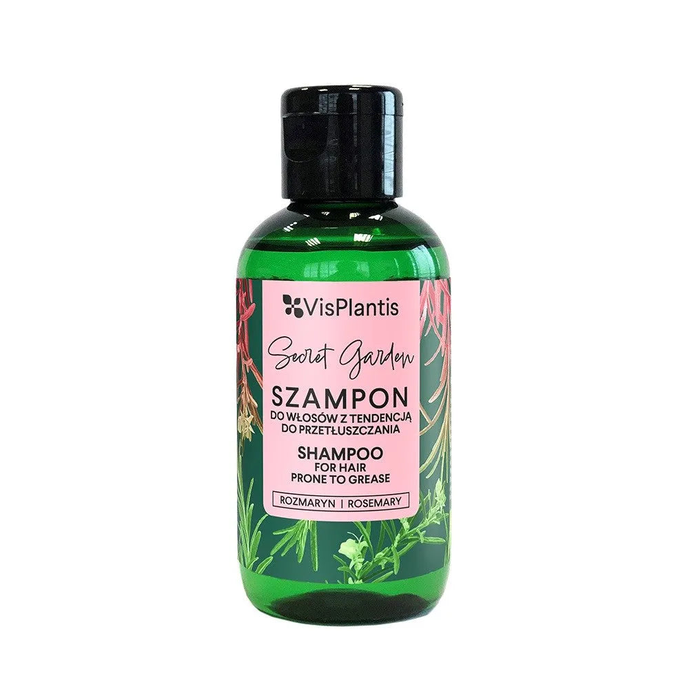 Vis Plantis Secret Garden šampūnas riebiems plaukams - Rozmarinas 75ml (mini) - Kosmetika
