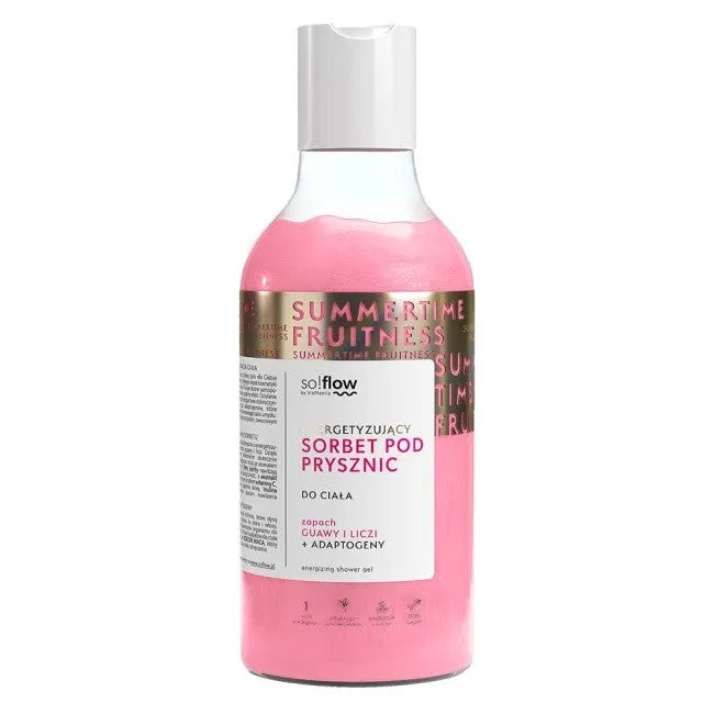 Vis Plantis So!Flow Energizing Shower Sorbet - Guava & Lychee 400ml energizuojantis dušo sorbetas - ir ličiai