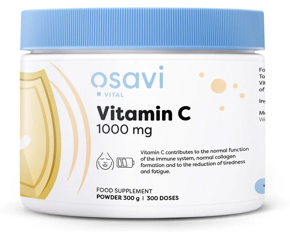 Vitamin C Powder 1000mg - 300g - Osavi - Papildai