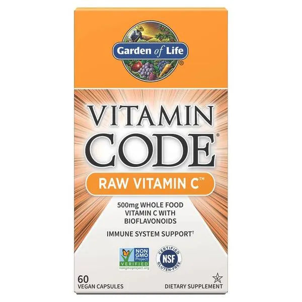 Vitamin Code Raw C - 60 vegan caps - Garden of Life - Papildai