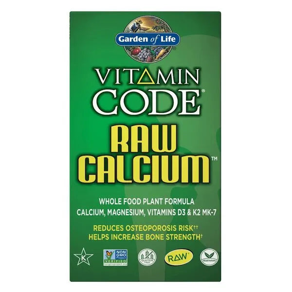 Vitamin Code Raw Calcium - 120 vcaps - Garden of Life - Papildai