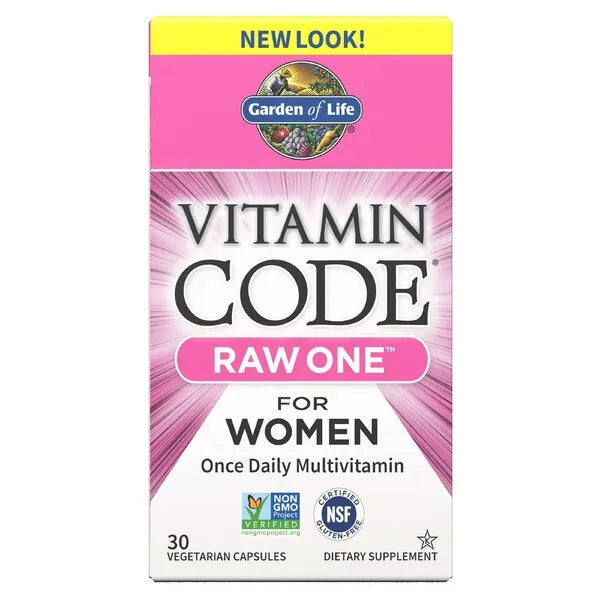 Vitamin Code RAW ONE for Women - 30 vcaps - Garden of Life - Papildai