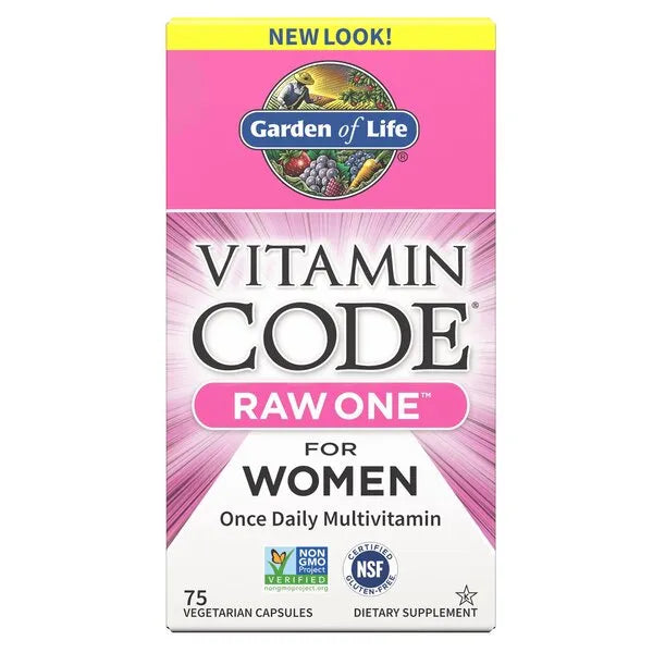 Vitamin Code RAW ONE for Women - 75 vcaps - Garden of Life - Papildai