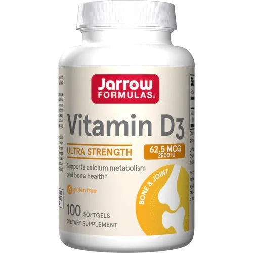 Vitamin D3 2500 IU - 100 softgels - Jarrow Formulas - Papildai