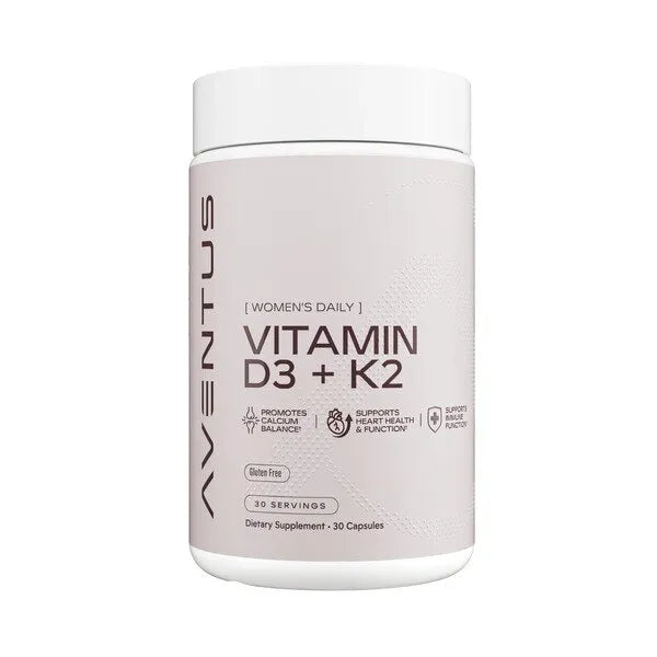 Vitamin D3 + K2 - 30 caps - Aventus Supplements - Sporto papildai