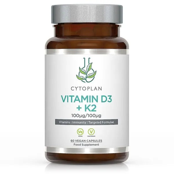 Vitamin D3 + K2 - 60 vcaps - Cytoplan - Papildai